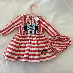 Disney Baby Minnie Dress 12-18 months and Diaper Cover